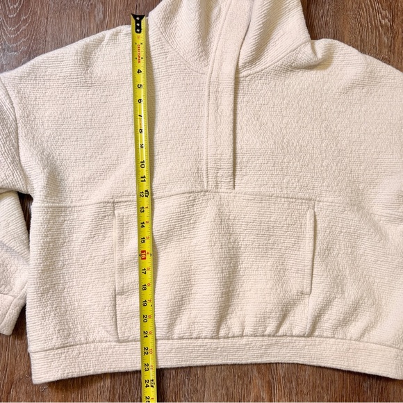 CALIA by Carrie Underwood 1/4 Zip Pullover - Size L - Cream Textured - Picture 5 of 9